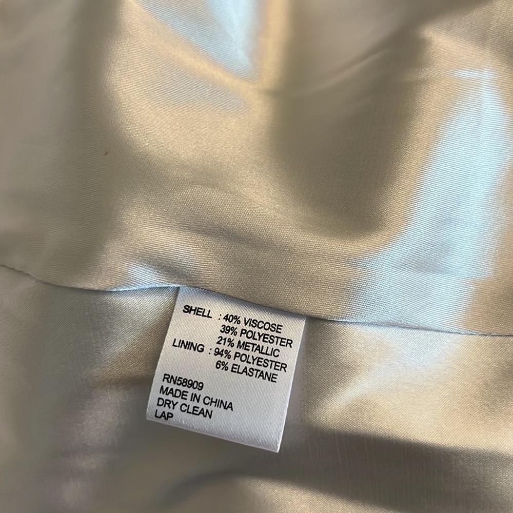 Antonio Melani x Born on Fifth Aurelia Metallic Tiered Ruffle Skirt - Picture 11 of 12